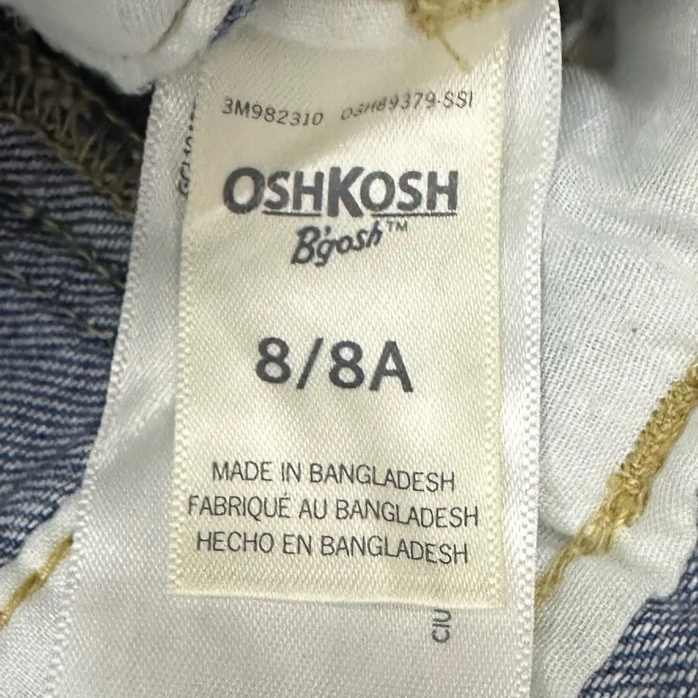 Osh Kosh Denim Overall Dress size 8